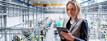 IoT data collection across manufacturing operations.